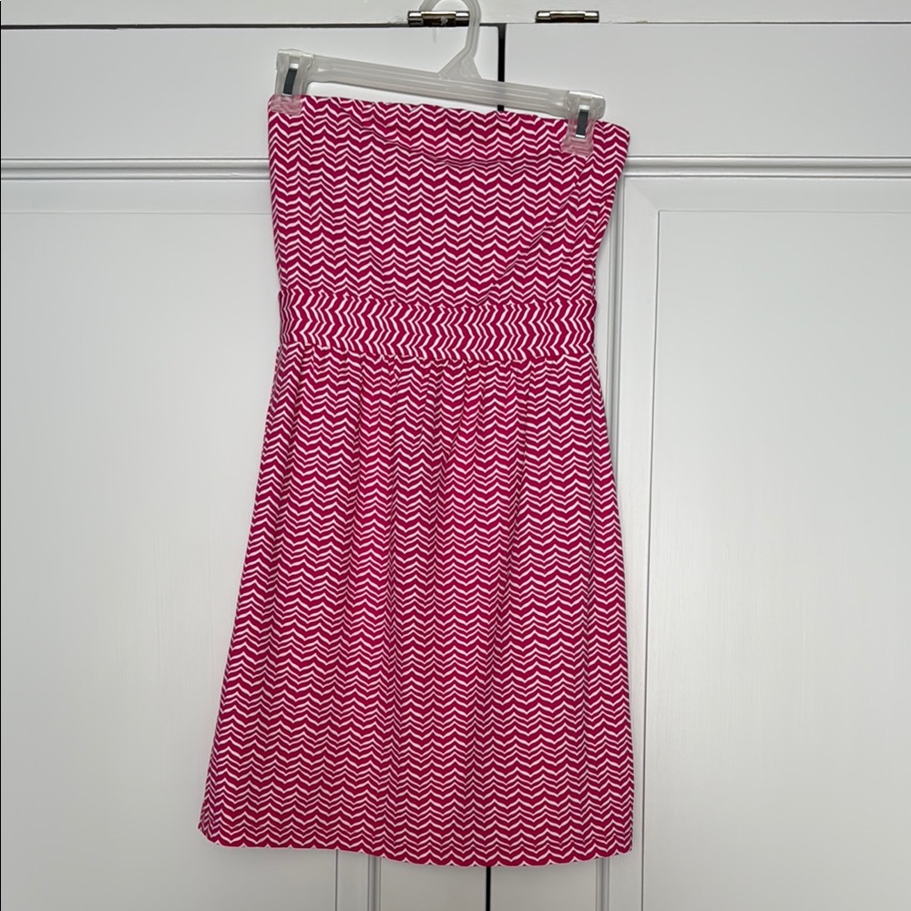 Vineyard Vines Pink Strapless Dress